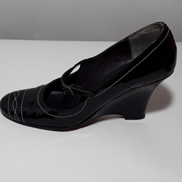 Massimo Baldi leather high heal wedge shoes - Picture 5 of 6